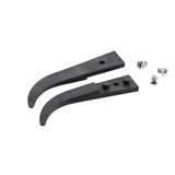 ESD Plastic Tips, Style 2A, Carbon PEEK Tips for 2ABCPR.SA, Curved, Round, 1.6" redirect to product page